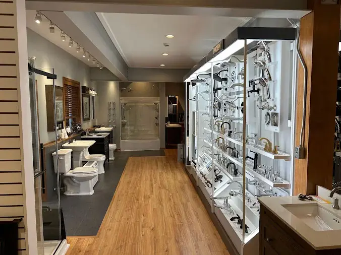 INterior image of the Expressions Plumbing Design Showroom