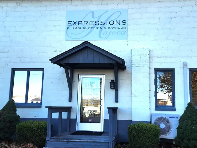 Expressions Kitchen & Bathroom PLumbing Showroom entrance